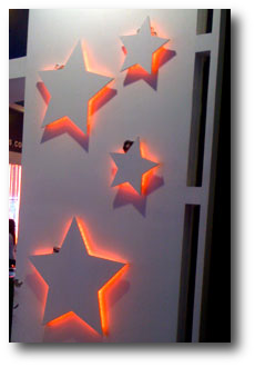 Led flexible etoile rouge