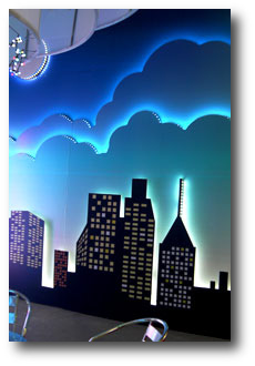 Led flexible paysage