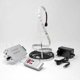 Kit ruban LED RGB 30LED/m IP20 2m50 capteur son 220V