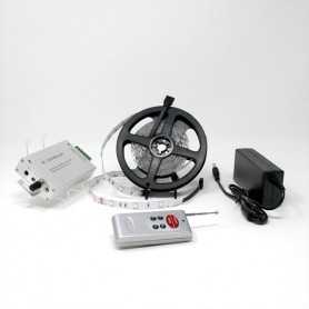 Kit ruban LED RGB 30LED/m IP20 5m capteur son 220V