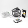Kit ruban LED RGB 30LED/m IP20 5m contrôleur RF avec batterie 1800mAh