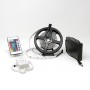 Kit ruban LED RGB 30LED/m IP20 5m contrôleur 24 touches avec boitier piles