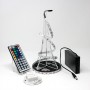 Kit ruban LED RGB 60LED/m IP20 2m50 contrôleur 44 touches avec boitier piles