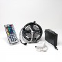 Kit ruban LED RGB 60LED/m IP20 5m contrôleur 44 touches avec boitier piles