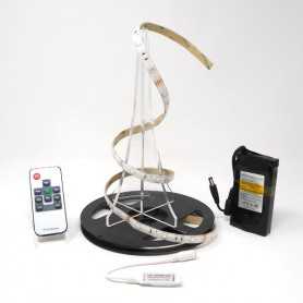 Kit ruban LED RGB 30LED/m IP65 5m mini contrôleur RF avec batterie 4200mAh