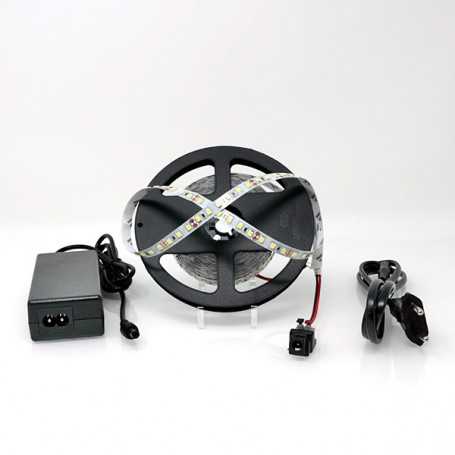 Kit ruban LED blanc chaud 120LED/m IP20 5m 220V