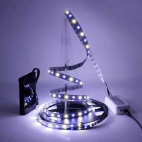 Kit ruban LED RGB+W sur batterie 60LED/m 5m avec contrôleur RF