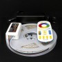 Kit ruban LED RGB+WW 60LED/m 2m50 avec contrôleur RF multizone 220V