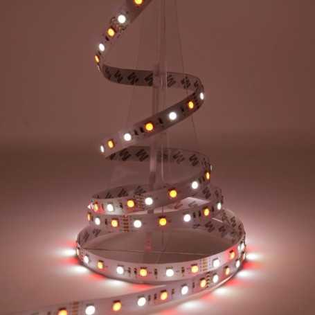 Kit ruban LED RGB+W sur batterie 60LED/m 5m avec contrôleur RF multizone