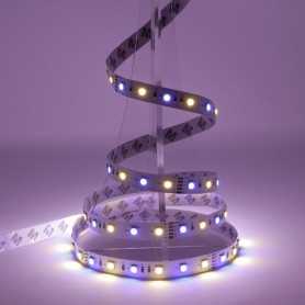 Kit ruban LED RGB+WW sur batterie 60LED/m 2m50 avec contrôleur RF multizone