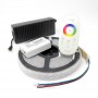 Kit ruban LED RGB 120LED/m IP65 5m contrôleur RF 220V