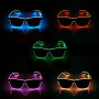 Pack de 5 lunettes lumineuses LED avec boitier piles