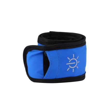 Bracelet lumineux LED bleu étanche pour sortie sportive