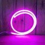 Néon LED flexible rose 220V direct étanche. Vendu au mètre