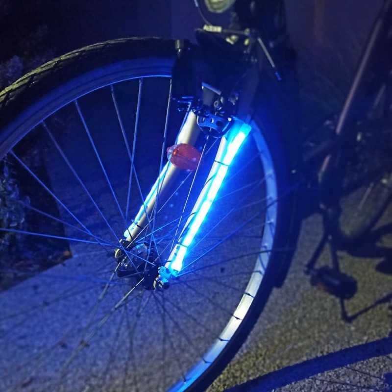 Corde LED Pour Vélo - Bande Lumineuse Étanche Avec Boîtier Batterie, 35 LED, Modes Clignotants, Pour Sécurité Et Décoration Nocturne