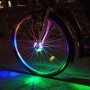 Disque lumineux multicolore pour axe de roue vélo