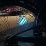 Catadioptre multicolore LED pour roue de vélo