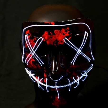 Masque lumineux La Purge blanc