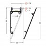 Profilé LED aluminium WALL corniche de 1m au détail