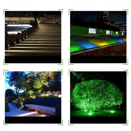 Câbles Rallonge Spots LED ECOWHO - 2x 2m - IP65 étanche - Jardin Terrasse éclairage Extérieur