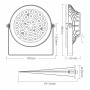 Spot LED de jardin connecté RGB+CCT 15W gamme SERIES Mi-Light (MiBOXER)