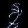 Ruban LED 12V 120LED/m blanc froid IP20 allumé