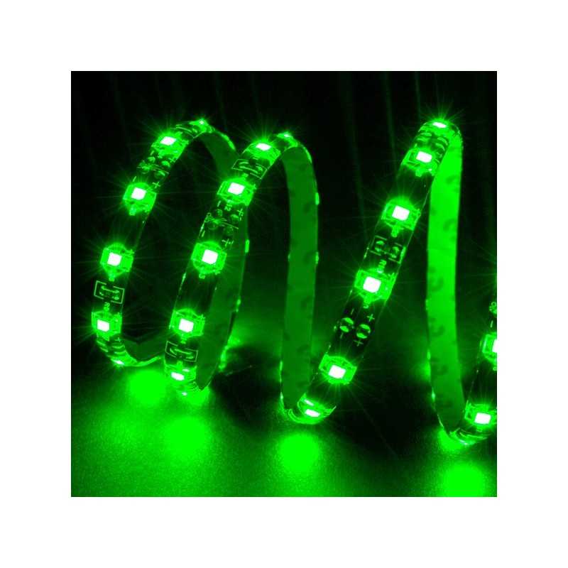 Kit bande LED verte 60LED/m étanche 2m50 12V tuning auto