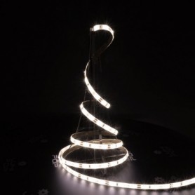 Ruban LED 12V 60LED/m blanc neutre IP20 allumé