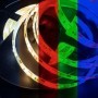 Ruban LED 12V 60LED/m RGB+CCT IP65 allumé
