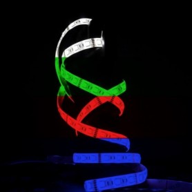 Ruban LED 12V 60LED/m RGBW IP20 allumé