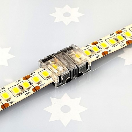 Branchement du ruban LED sur le raccord rapide étanche 10mm