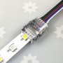 Branchement du ruban LED sur le raccord RGBW rapide non-étanche