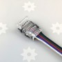Branchement des fils sur le raccord RGBW rapide non-étanche