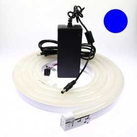 Kit néon led flexible bulbe bleu 220 volts de 1 à 10m