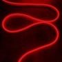 Néon LED flexible 24V rouge allumé