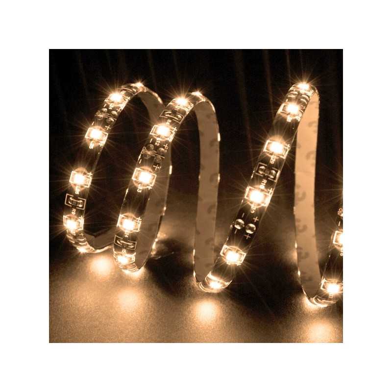 ShineBurky Ruban LED Néon Blanc Chaud 5M, 12V Bande LED Lumineuse Néon
