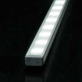 Profilé en aluminium slim de 1 mètre pour ruban led complet