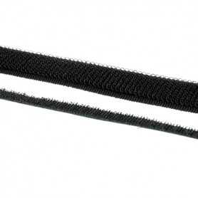 Kit Velcro noir avec partie crochet et partie velours élastique