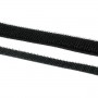 Kit Velcro noir avec partie crochet et partie velours élastique
