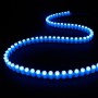 Bande LED silicone bleue 12V 96LED/m étanche 1m