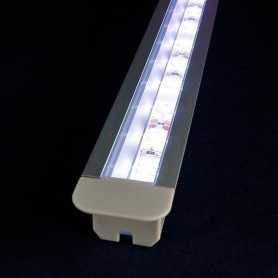 KIT profilé LED aluminium DEEP de 1m avec diffuseur transparent