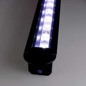 KIT profilé LED aluminium DEEP NOIR de 1m avec diffuseur transparent