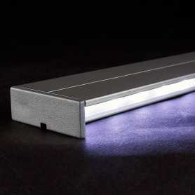 KIT profilé LED aluminium BACK de 1m avec diffuseur givré