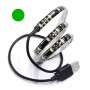 Bande LED USB tuning PC 5V verte 60LED/m étanche 50cm