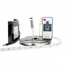Kit ruban LED RGB 30LED/m IP20 5m mini contrôleur RF avec batterie 4200mAh