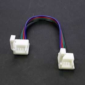 Raccord rapide souple pour bande LED RGB étanche IP65