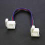 Raccord rapide souple pour bande LED RGB étanche IP65