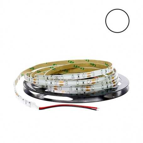 Kit bande LED blanche 60LED/m étanche 5m 12V tuning moto