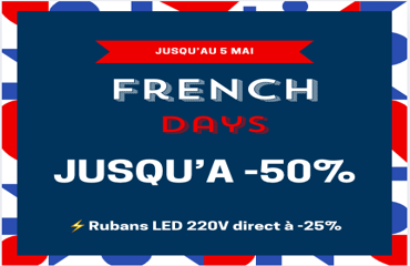 French Days, jusqu'à -50%