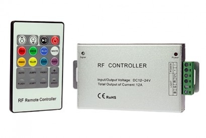 Branchement d'un contrôleur RGB radiofréquence pour bande led
